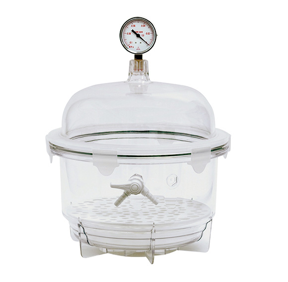 Vacuum Guage Round / Cubic Desiccator
